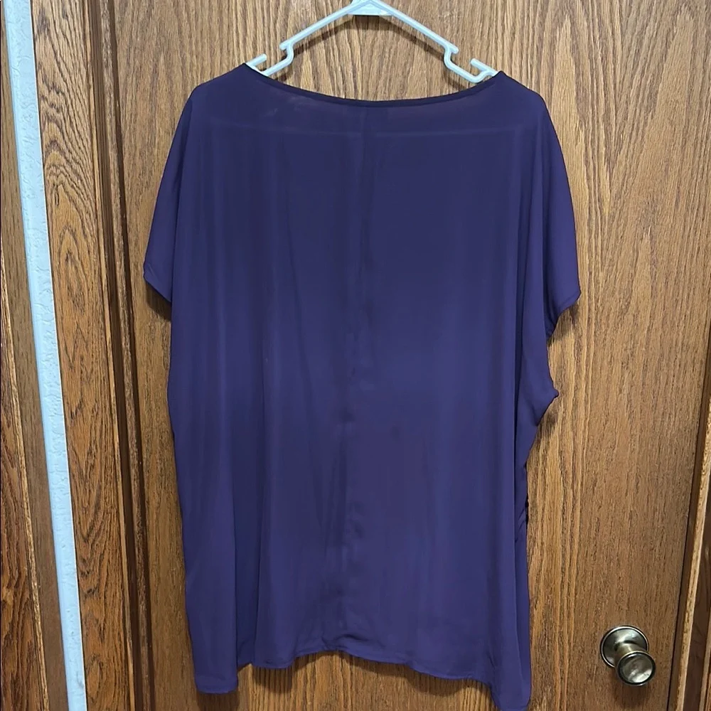 Purple Women's Top - Picture 2 of 3